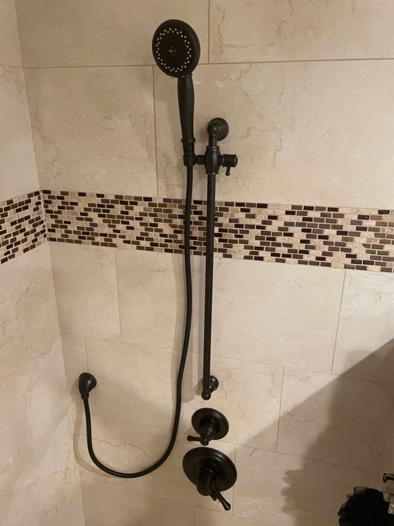 A shower area